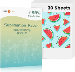 Sublimation Paper 8.5 x 11/14 inches - 30 Sheets
