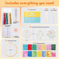Bead Embroidery Kit For Beginners