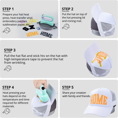 Polyester Trucker Cap Sublimation Blanks - 10PCS