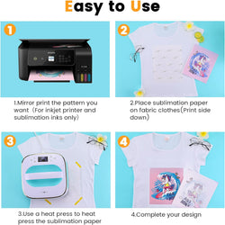 Sublimation Paper 8.5 x 11/14 inches - 30 Sheets