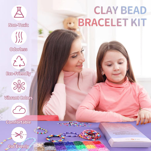 1 Set beads to make bracelets Beads Kit Supplies Letter Beads Bracelet  Maker | eBay