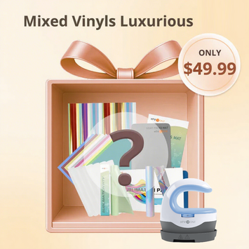 [Mid-Year Special] Mixed Vinyls Luxurious Box (Mini Heat Press+ Sublimation + Random Material)