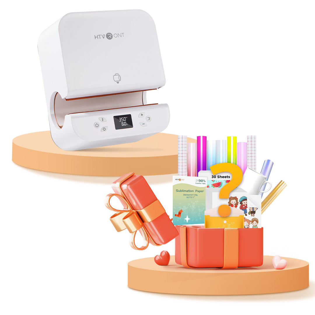 HTVRONT Auto Tumbler Heat Press Machine 120V