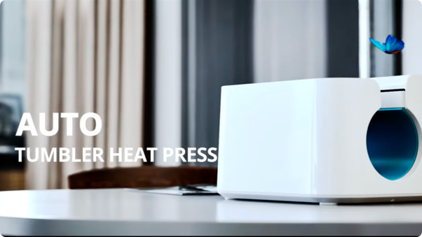 HTVRONT Auto Heat Press Machine 15X15''& 10X10''+ Tumbler Heat