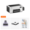 HTVRONT D2 DTF Printer, All-in-one Kit - Daisy White (New DO1 Oven)