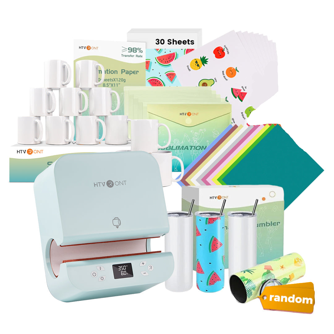 HTVRONT Auto Tumbler Heat Press Machine 120V