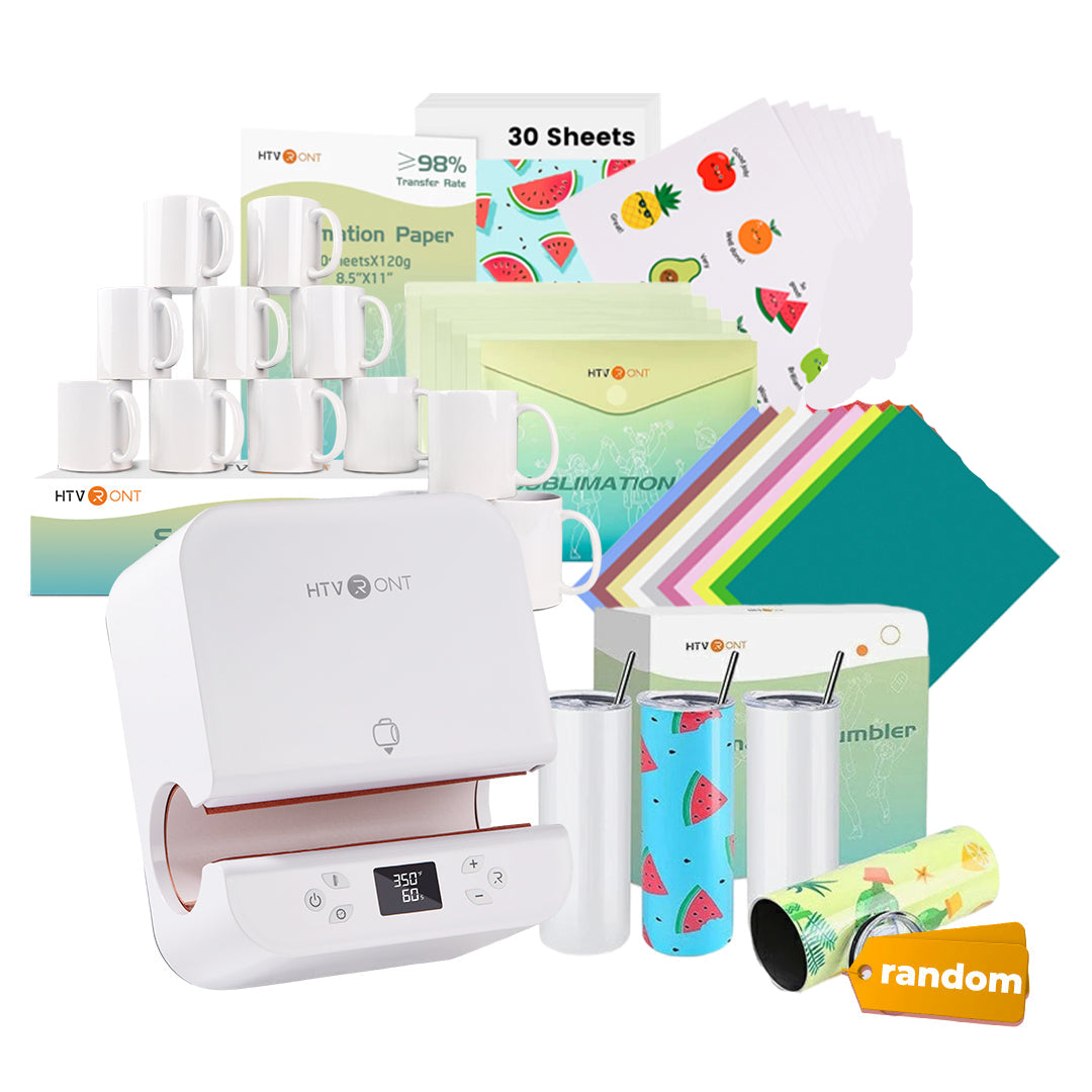 HTVRONT Auto Tumbler Heat Press Machine 120V