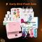 HTVRONT Auto Tumbler Heat Press Machine 120V, Premium Kit - Pink