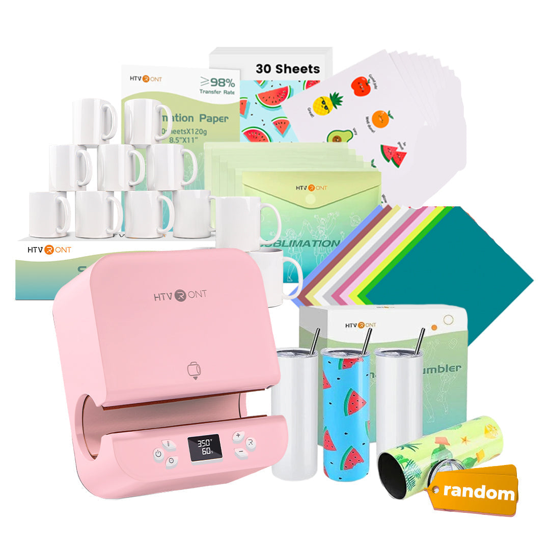 HTVRONT Auto Tumbler Heat Press Machine 120V