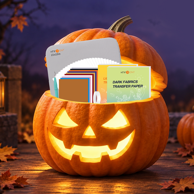 【Only $9.99】 Halloween Mystery Material Box | Worth $39.99 Mixed Heat Transfer Vinyl for Craft Projects