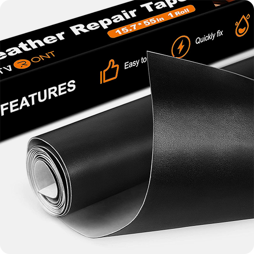 Rubber Repair - 2 Part Black Epoxy Leather Glue - Adhesive Kit for Couches,  Shoe