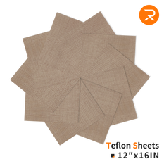 PTFE Teflon Sheet for Heat Press - 16" x 12" 10 pack
