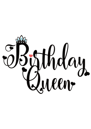 【MEMBER ONLY】HTVRONT Free SVG File for Download - Birthday Queen