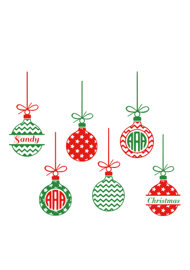 【MEMBER ONLY】HTVRONT Free SVG File for Download - Christmas Ornament