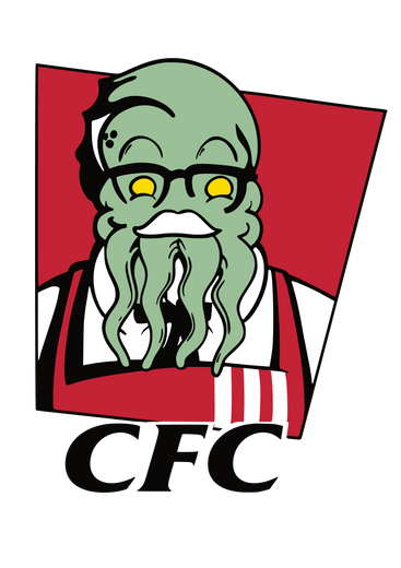 【MEMBER ONLY】HTVRONT Free SVG File for Download - Cthulhu Fried Chicken