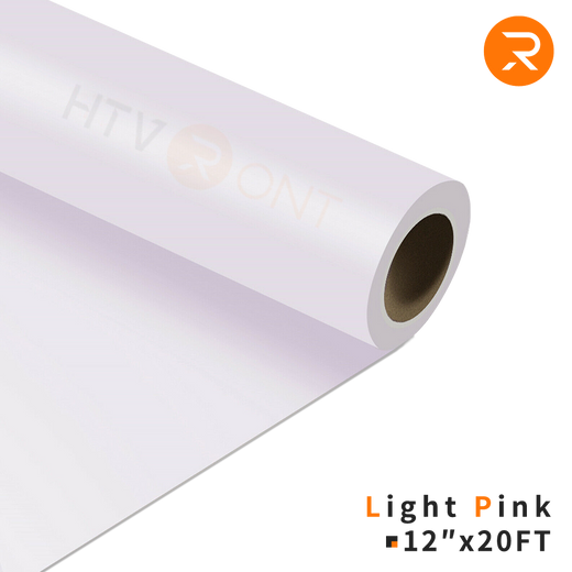  HTVRONT 12 x 20ft Heat Transfer Vinyl White HTV Rolls & 150  Sheets 8.5 x 11 inches Sublimation Paper