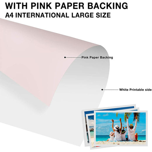 HTVRONT Sublimation Paper 8.5 x 11 inches - 150 Sheets +12 X 20FT Clear  HTV Vinyl for Sublimation