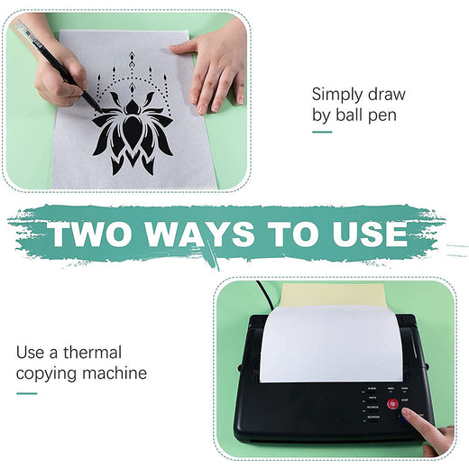 Tattoo Transfer Paper Kit - 8.5''x11' Inch A4 Size 40 Sheets