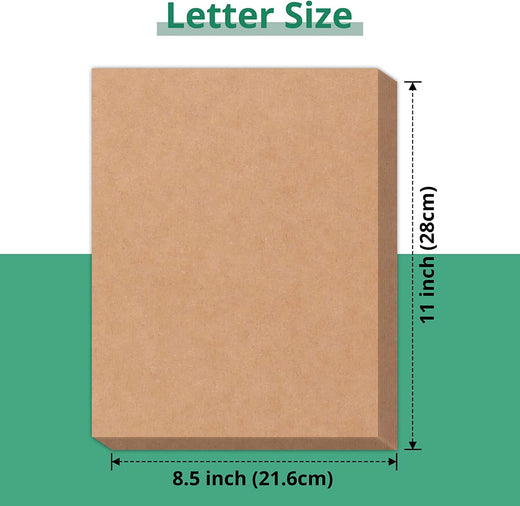 Brown Cardstock Paper  Cardstock Printer Paper 8.5 x 11 50