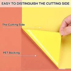 Permanent Adhesive Vinyl Sheet -12"x12" 7 Pack