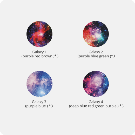 HTVRONT Glitter Galaxy PU Heat Transfer Vinyl Sheets New 13 Pack