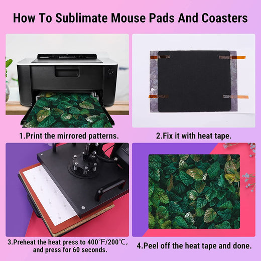 How to Sublimate a Set of Coasters 