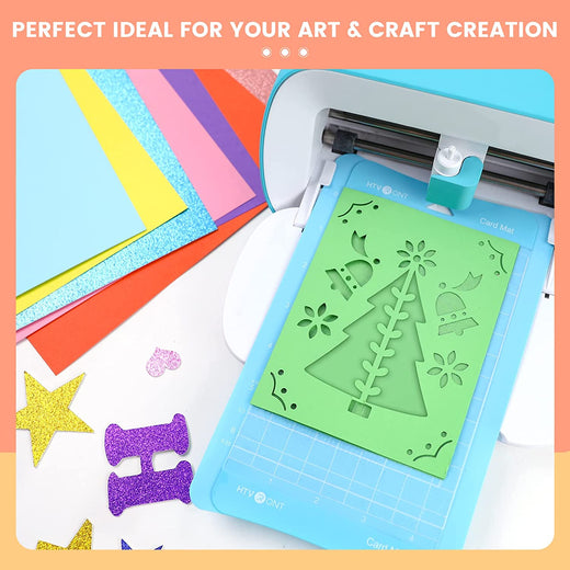 Colored&Glitter Cardstock Paper Bundle- 8.5" x 11" 60 Sheets (20 Colors)