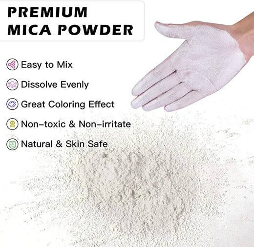 Mica Powder for Resin  Mica Powder for Epoxy 130g 26 Colors – HTVRONT