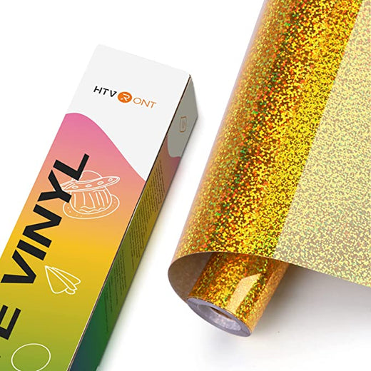 Hologram Gold - Glitter Flake HTV – Smashing Ink Vinyl