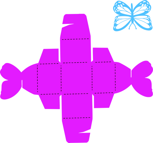 【MEMBER ONLY】HTVRONT Free SVG File for Download - Butterfly Handmade Box