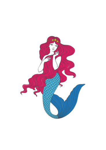 【MEMBER ONLY】HTVRONT Free SVG File for Download - Glitter mermaid