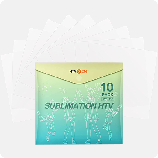  HTVRONT Clear HTV Vinyl for Sublimation 12 X 15FT