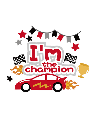 【MEMBER ONLY】HTVRONT Free SVG File for Download - I'm the champion