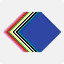 Matte Adhesive Vinyl Bundle - 12" x 12" 14 Pack (12 Assorted Colors)