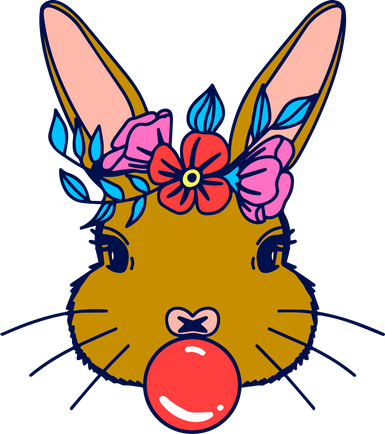 【MEMBER ONLY】HTVRONT Free SVG File for Download - Bunny Wreath