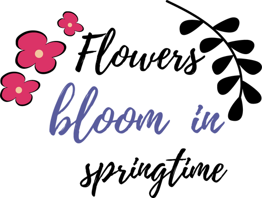 【MEMBER ONLY】HTVRONT Free SVG File for Download - Flowers bloom in springtime