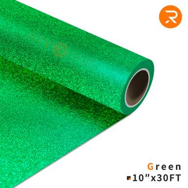     green Glitter HTV Heat Transfer Vinyl Roll - 10" x 30 Ft (8 Colors Available)